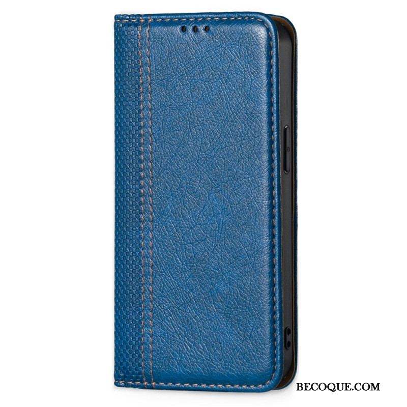 Flip Cover Sony Xperia 1 IV Simili Cuir Vintage