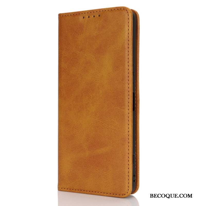 Flip Cover Sony Xperia 1 VI Cuir Fendu