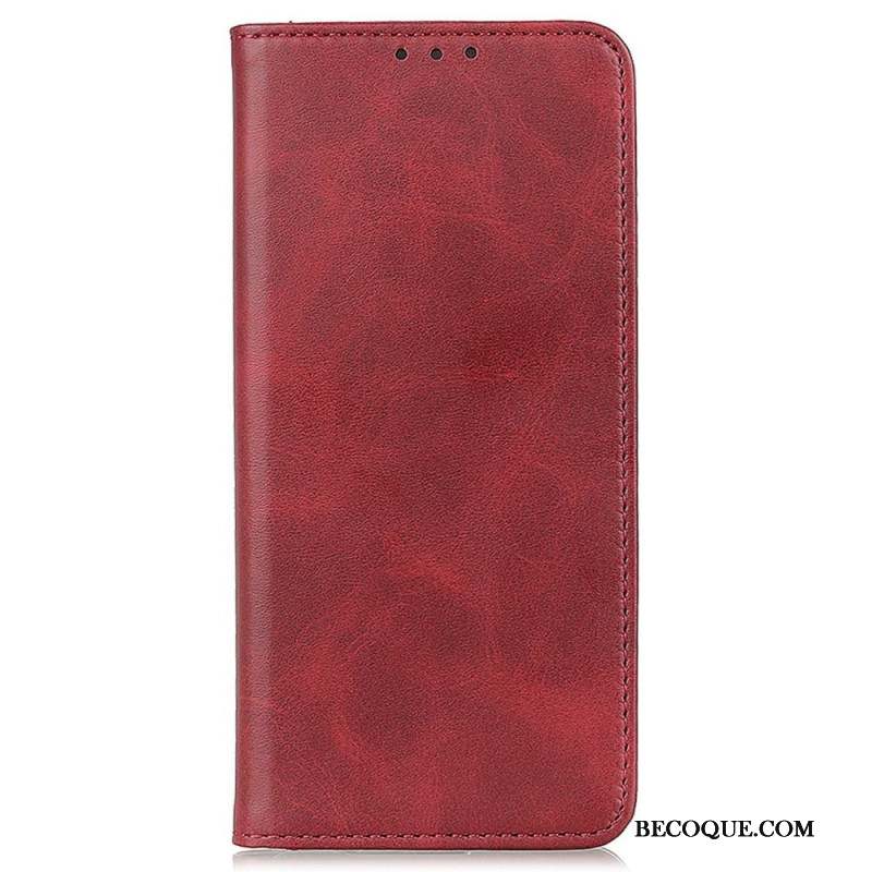 Flip Cover Sony Xperia 1 VI Cuir Fendu