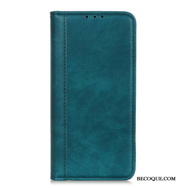 Flip Cover Sony Xperia 1 VI Cuir Fendu Vintage