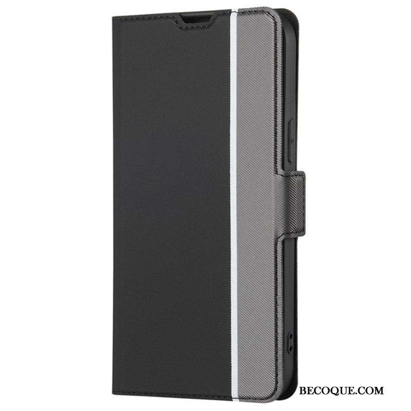 Flip Cover Sony Xperia 5 IV Ultra Fine Bicolore