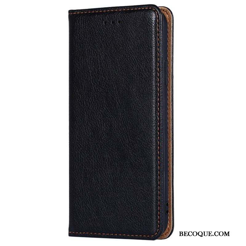 Flip Cover Xiaomi 12 Pro Simili Cuir Coutures