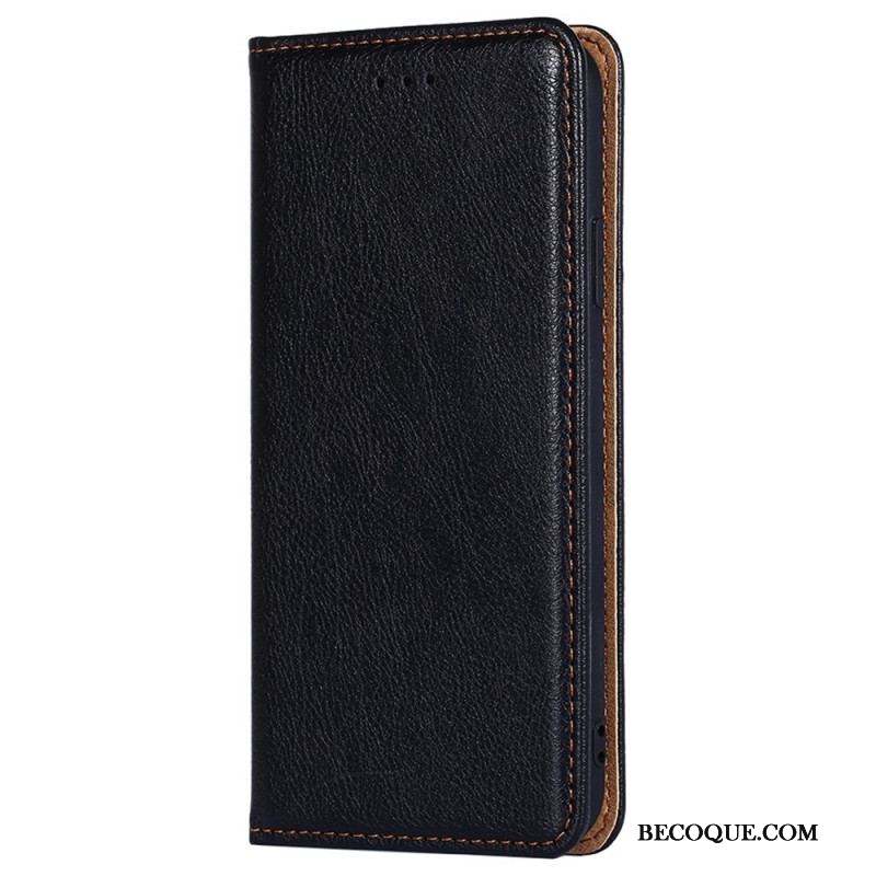 Flip Cover Xiaomi 13 Simili Cuir Coutures