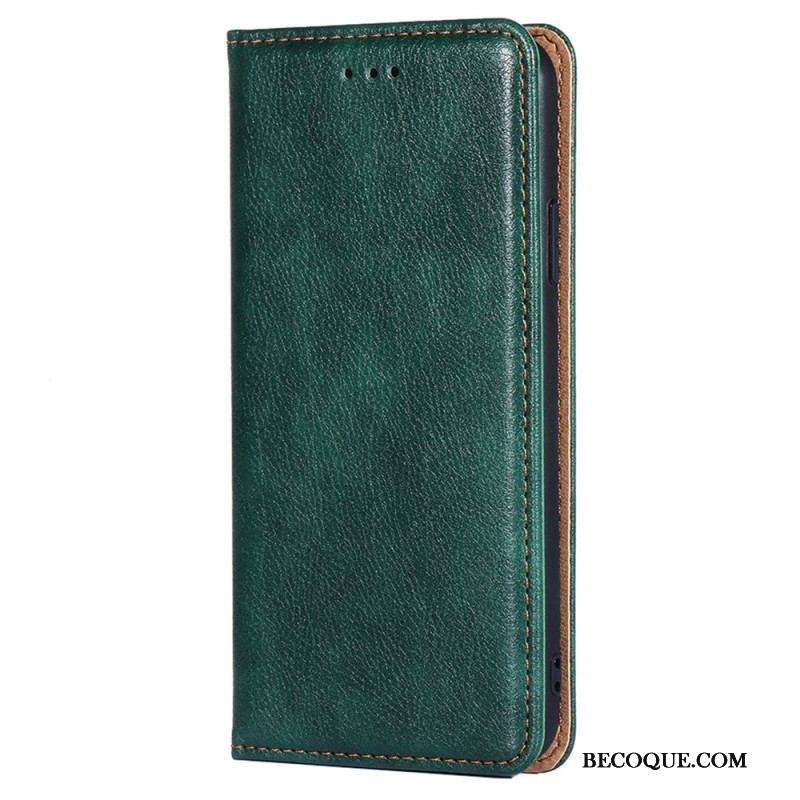 Flip Cover Xiaomi 13 Simili Cuir Coutures