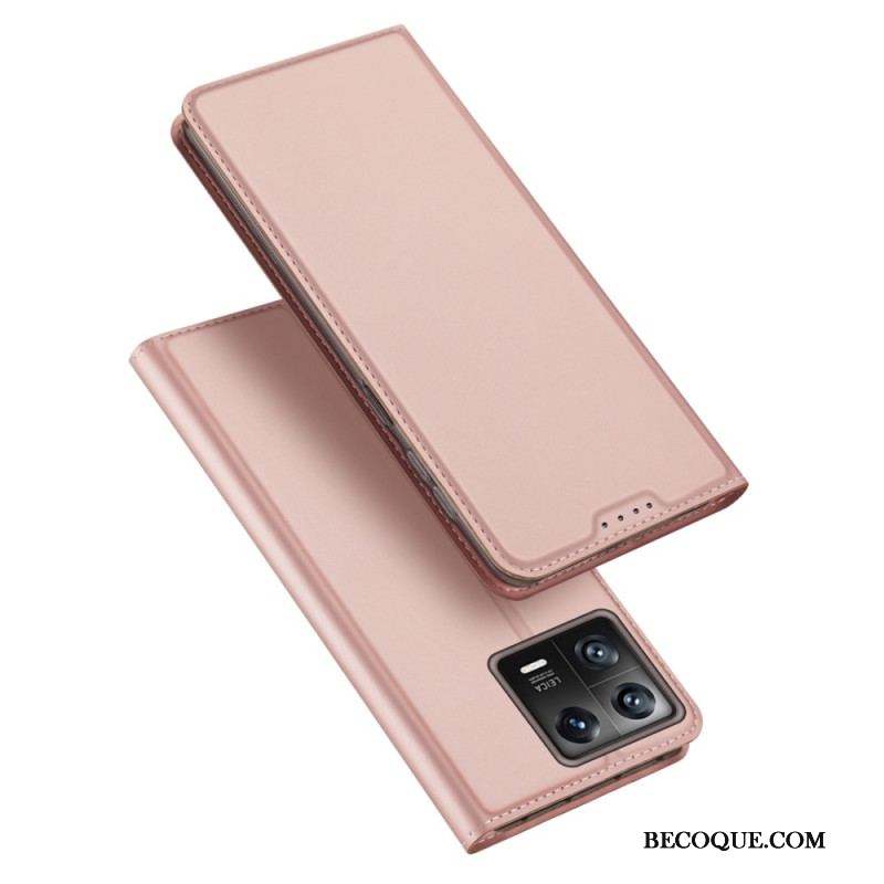 Flip Cover Xiaomi 13 Skin Pro DUX DUCIS