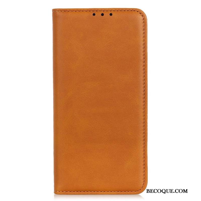 Flip Cover Xiaomi 14 Cuir Fendu