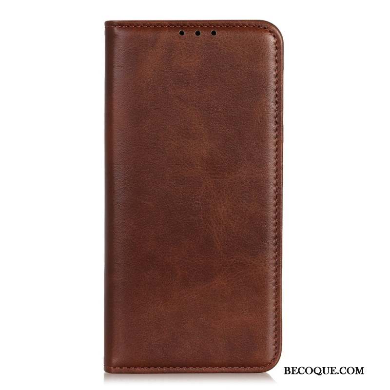 Flip Cover Xiaomi 14 Cuir Fendu