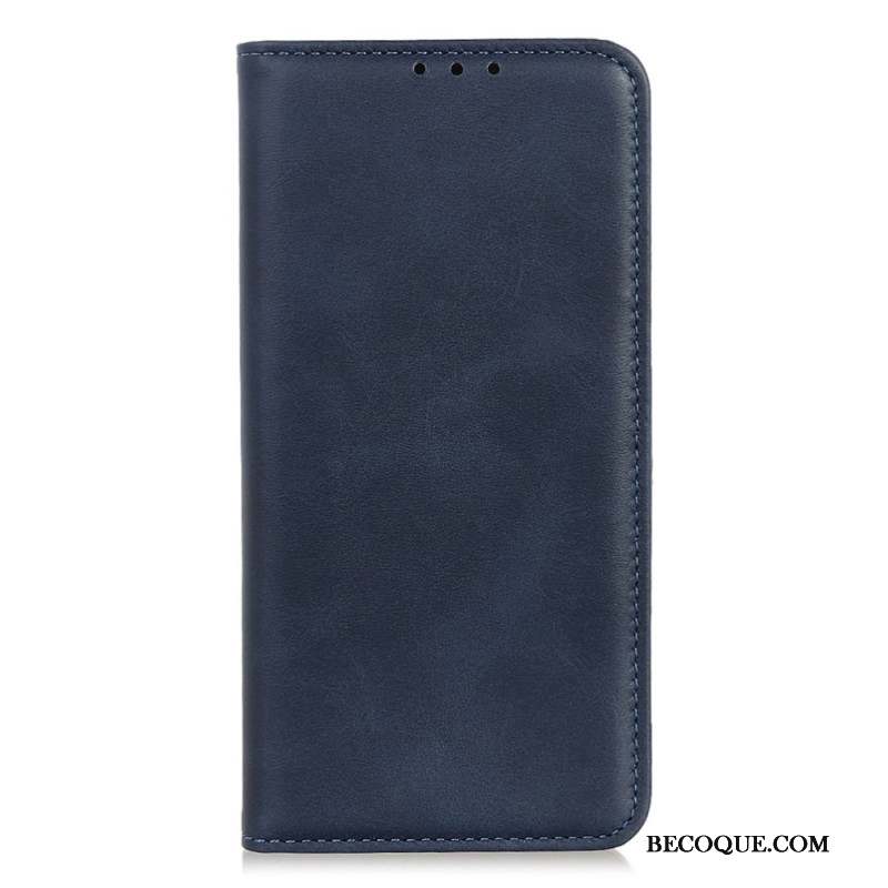 Flip Cover Xiaomi 14 Cuir Fendu