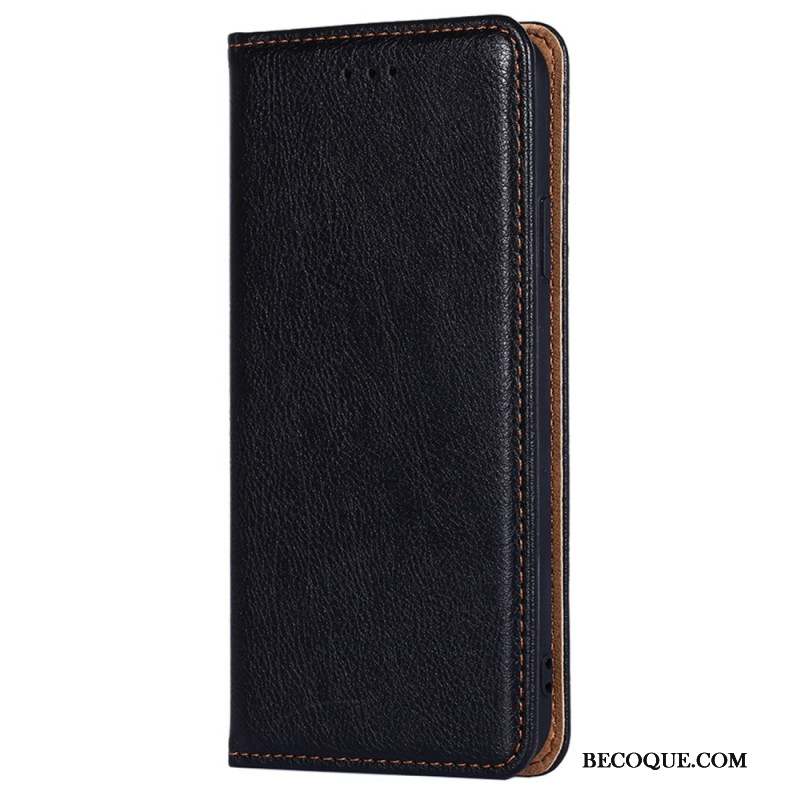 Flip Cover Xiaomi 14 Pro Simili Cuir Texturé