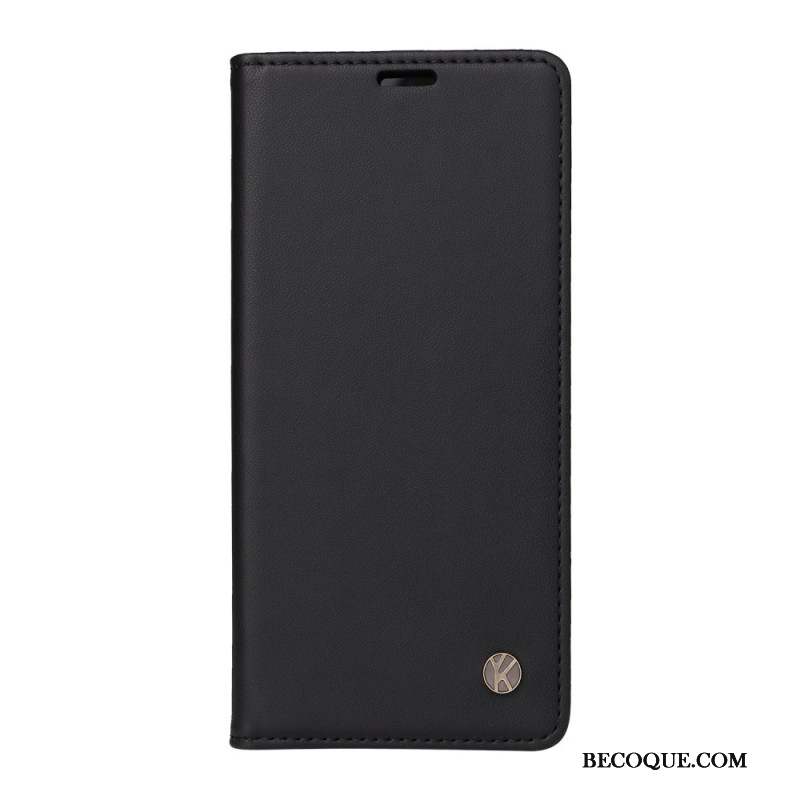 Flip Cover Xiaomi 14 Pro Style Cuir YIKATU