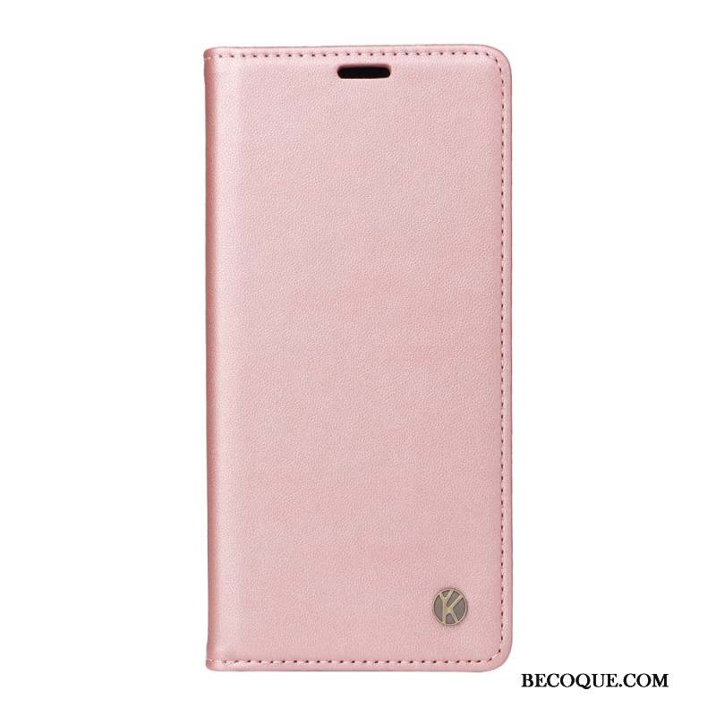 Flip Cover Xiaomi 14 Pro Style Cuir YIKATU