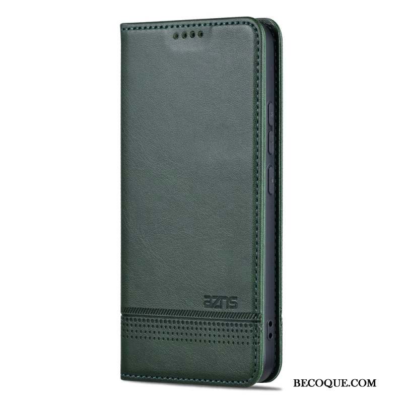 Flip Cover Xiaomi 14 Style Cuir AZNS