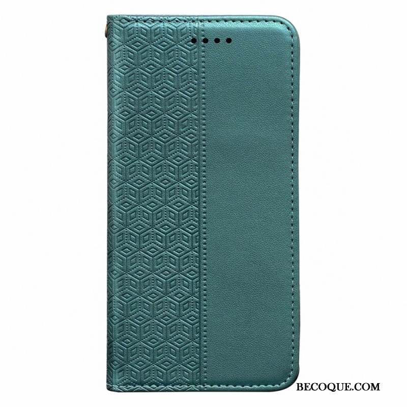 Flip Cover Xiaomi 14T Motif Quadrillé