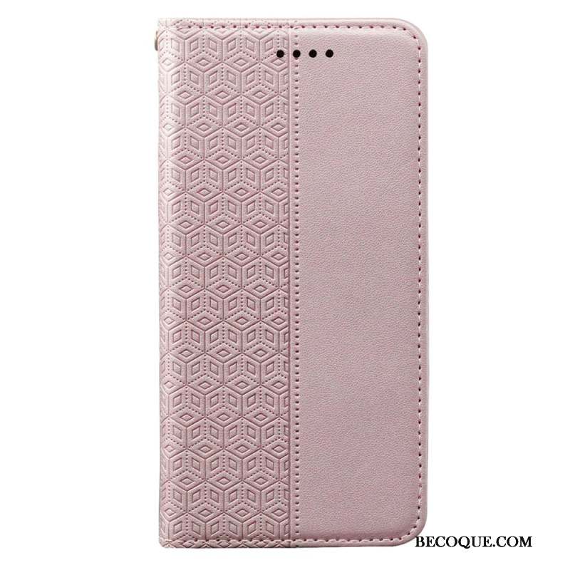 Flip Cover Xiaomi 14T Motif Quadrillé