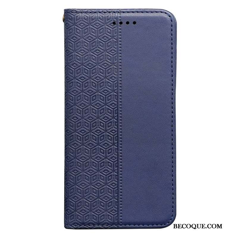 Flip Cover Xiaomi 14T Motif Quadrillé