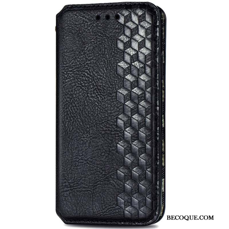 Flip Cover Xiaomi 14T Pro Effet Daim Frise