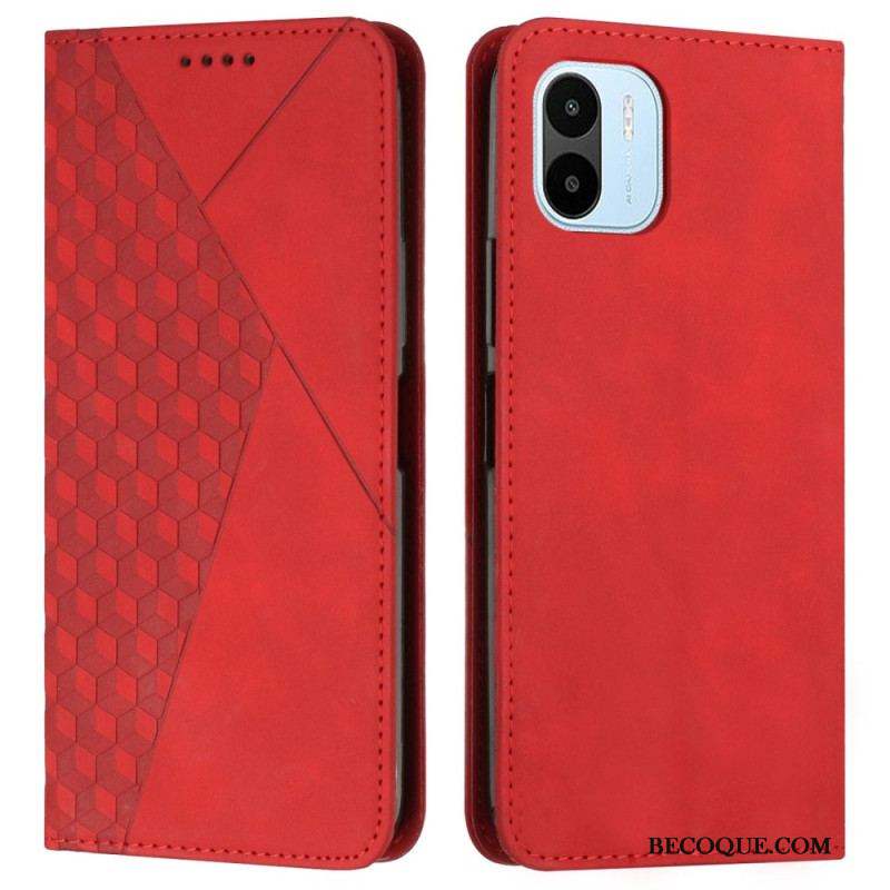 Flip Cover Xiaomi Redmi A1 Skin-Touch style Cubique