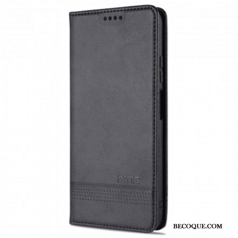 Flip Cover Xiaomi Redmi Note 10/10S/Poco M5s Style Cuir AZNS