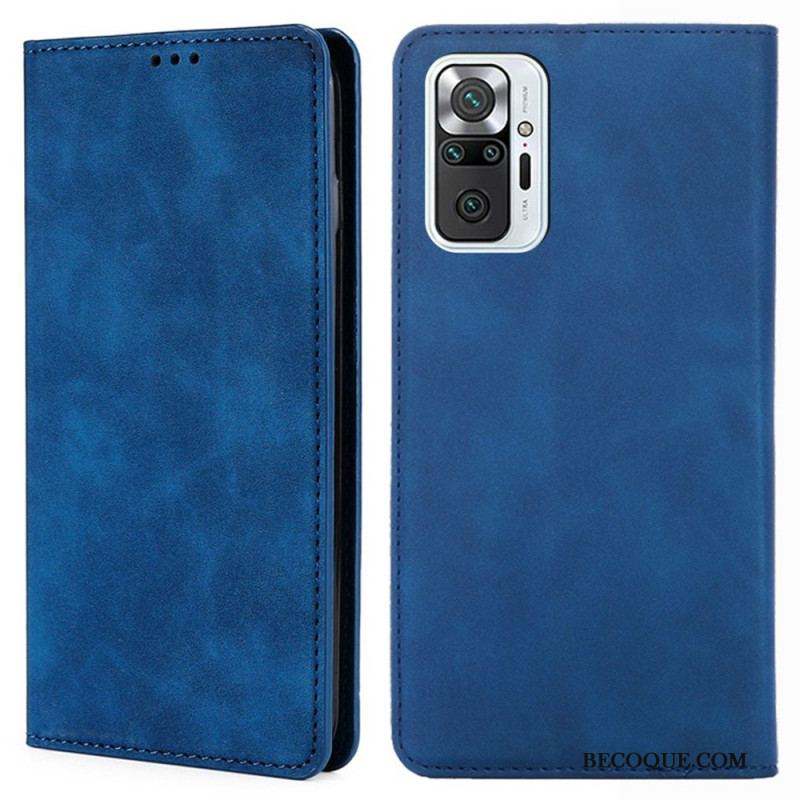 Flip Cover Xiaomi Redmi Note 10 Pro Skin-Touch Classique