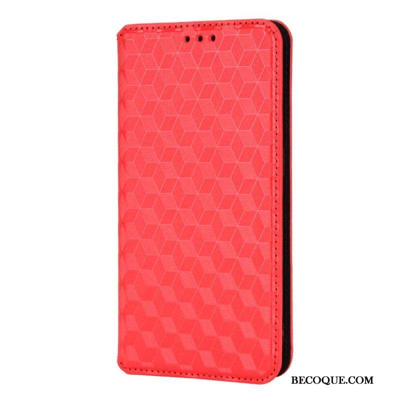 Flip Cover Xiaomi Redmi Note 11 / 11s Effet Cuir Diamant 3D