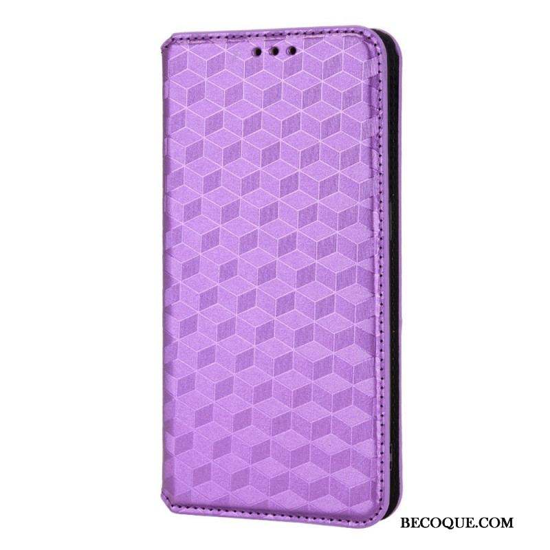 Flip Cover Xiaomi Redmi Note 11 / 11s Effet Cuir Diamant 3D