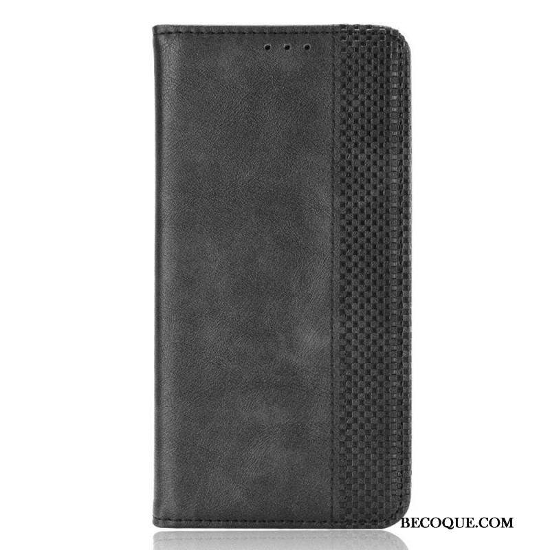 Flip Cover Xiaomi Redmi Note 11 / 11s Effet Cuir Vintage Stylisé