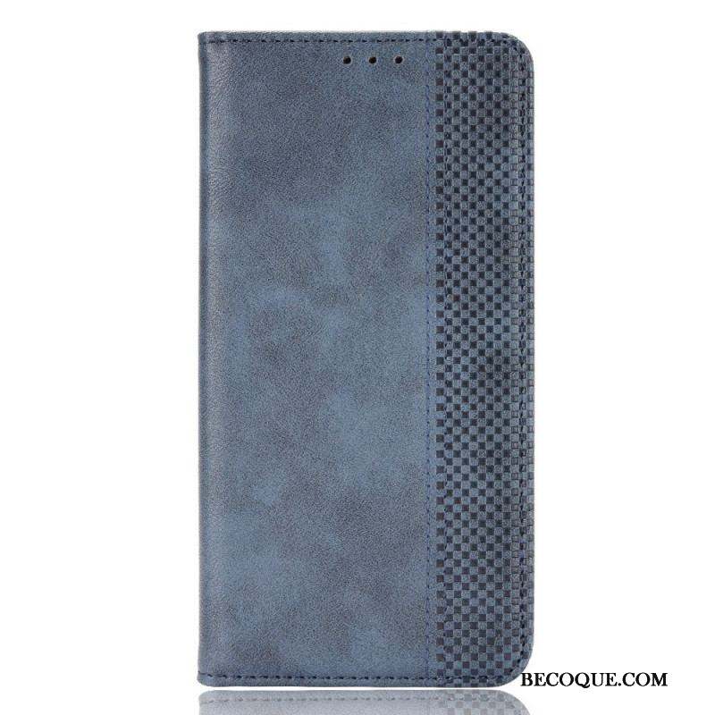 Flip Cover Xiaomi Redmi Note 11 / 11s Effet Cuir Vintage Stylisé