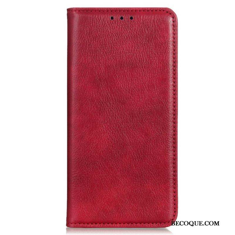 Flip Cover Xiaomi Redmi Note 11 Pro Plus 5G Cuir Fendu Mat