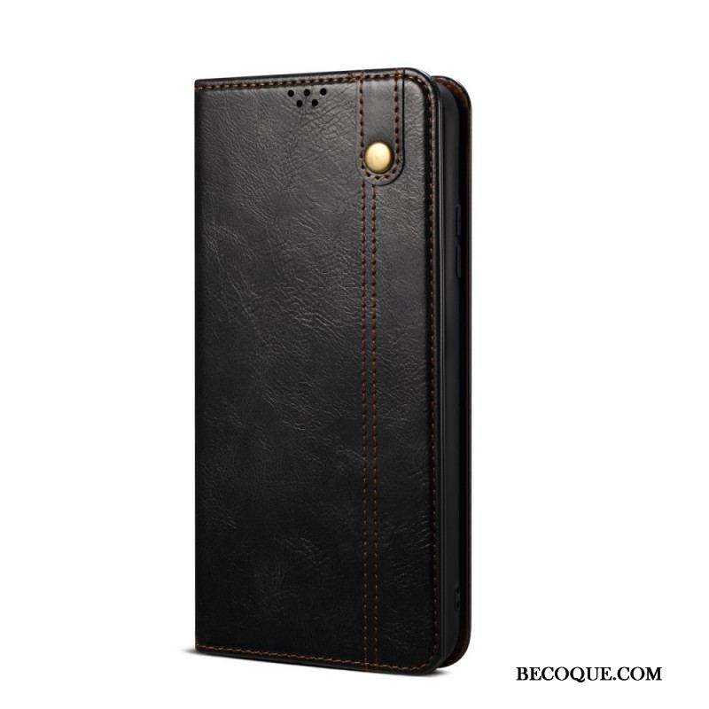 Flip Cover Xiaomi Redmi Note 11 Pro Plus 5G Simili Cuir Ciré