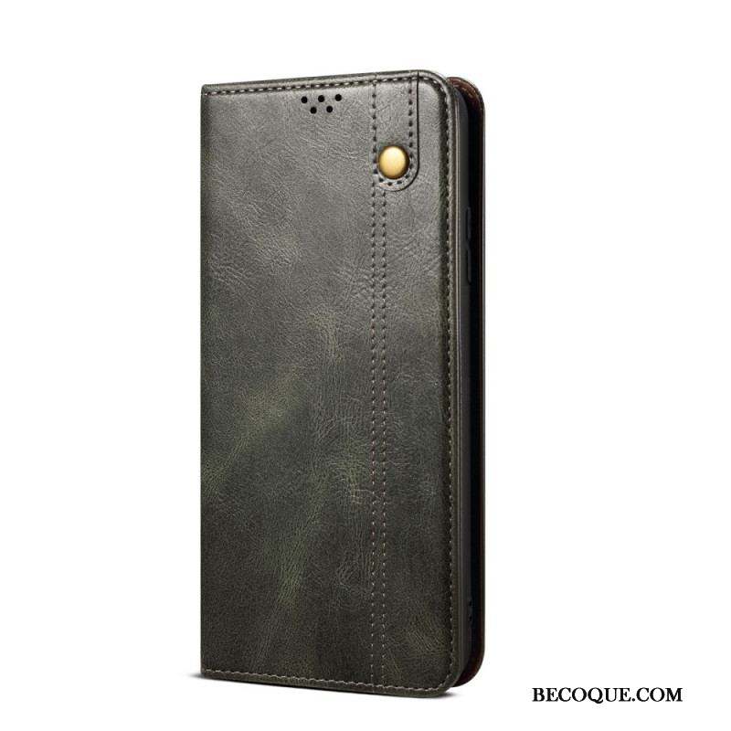 Flip Cover Xiaomi Redmi Note 11 Pro Plus 5G Simili Cuir Ciré