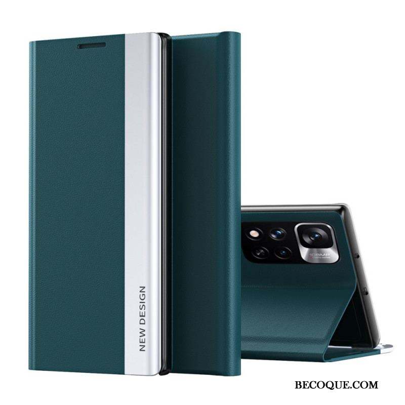 Flip Cover Xiaomi Redmi Note 11 Pro Plus 5G Simili Cuir New Design