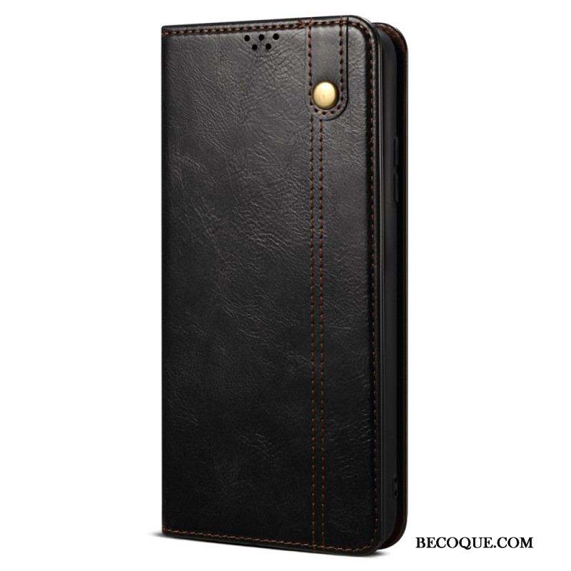 Flip Cover Xiaomi Redmi Note 12 Pro Plus Simili Cuir Ciré