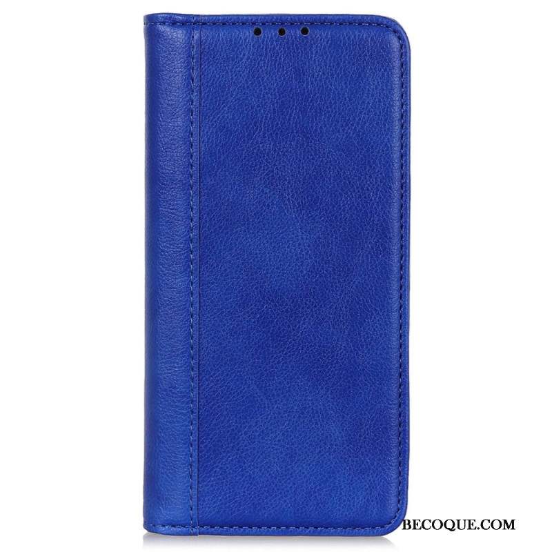 Flip Cover Xiaomi Redmi Note 13 4G Cuir Fendu