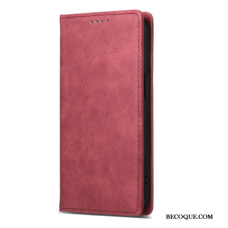 Flip Cover Xiaomi Redmi Note 13 4G Effet Cuir Classique