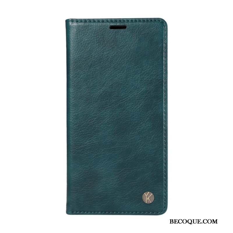 Flip Cover Xiaomi Redmi Note 13 Pro 4G / Poco M6 Pro 4G Vintage YIKATU