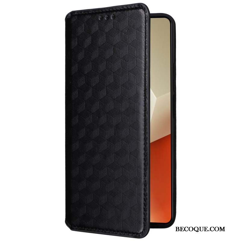 Flip Cover Xiaomi Redmi Note 13 Pro 5G / Poco X6 Cubes 3D