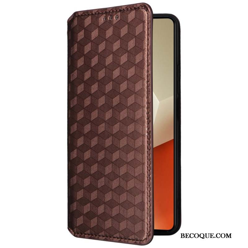 Flip Cover Xiaomi Redmi Note 13 Pro 5G / Poco X6 Cubes 3D