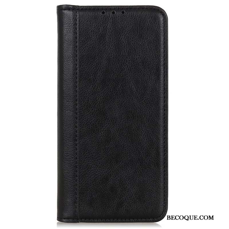 Flip Cover Xiaomi Redmi Note 13 Pro Plus 5G Cuir Fendu Rétro