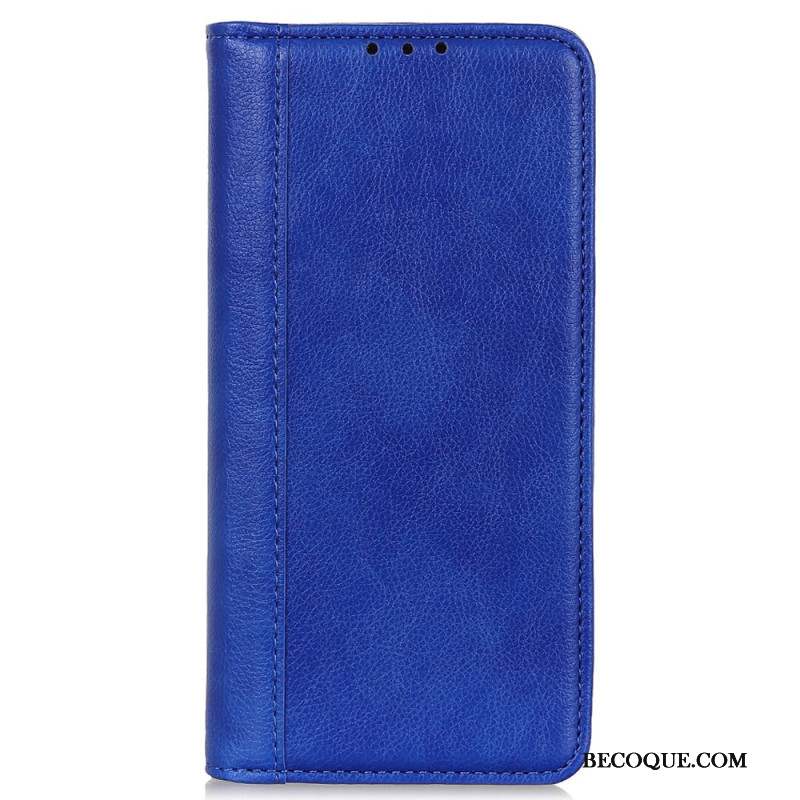 Flip Cover Xiaomi Redmi Note 13 Pro Plus 5G Cuir Fendu Rétro