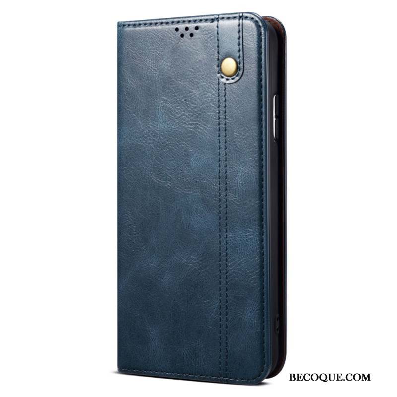 Flip Cover Xiaomi Redmi Note 13 Pro Plus 5G Simili Cuir Ciré