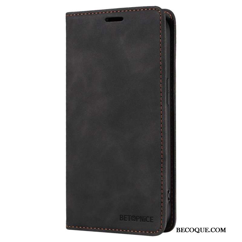 Flip Cover Xiaomi Redmi Note 13 Pro Plus 5G avec Blocage RFID BETOPNICE