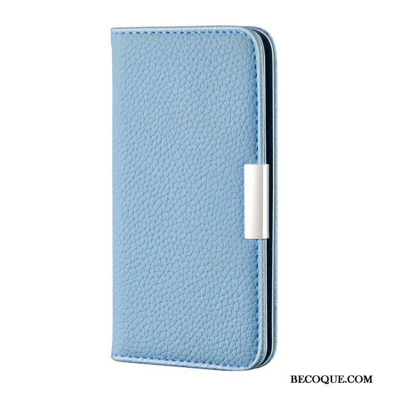 Flip Cover iPhone 13 Pro Max Simili Cuir Litchi Ultra Chic