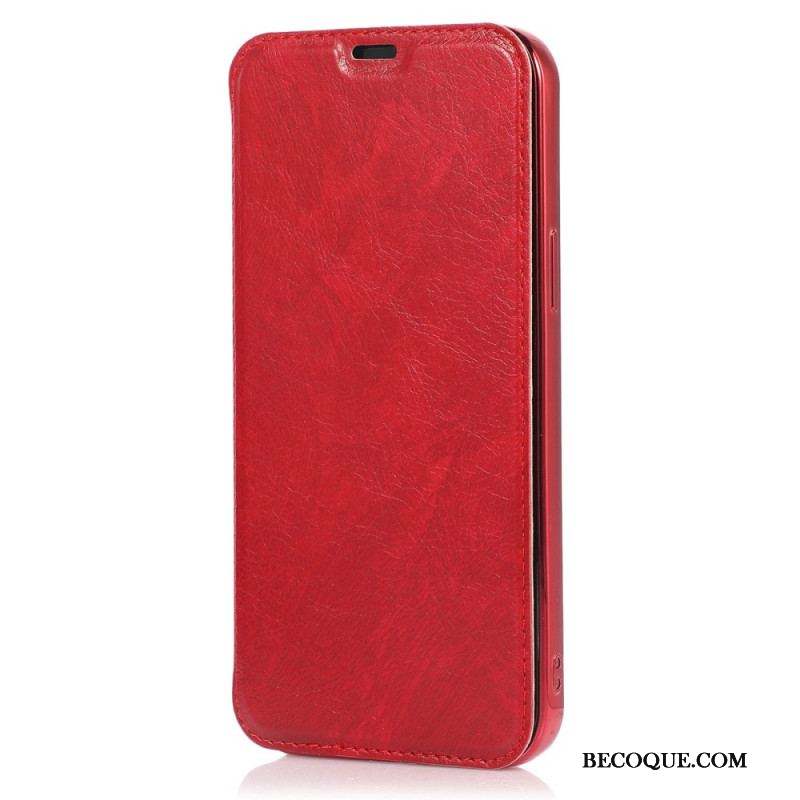 Flip Cover iPhone 14 Simili Cuir Porte-Carte