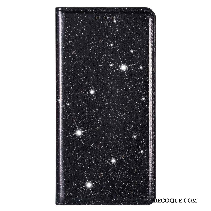 Flip Cover iPhone 16 Pro Paillettes