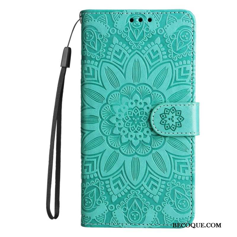 Housse Huawei Nova 11 Pro Tournesol à Lanière