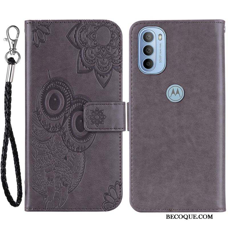 Housse Moto G41 / G31 Hibou Mandala