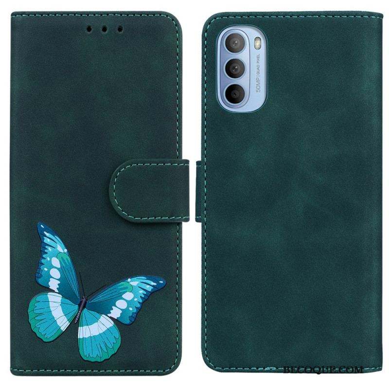 Housse Moto G41 / G31 Skin-Touch Papillon