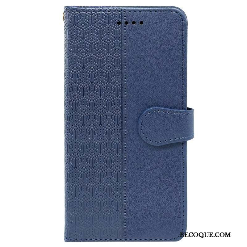 Housse Motorola Edge 50 Fusion Frise Motif Cubique