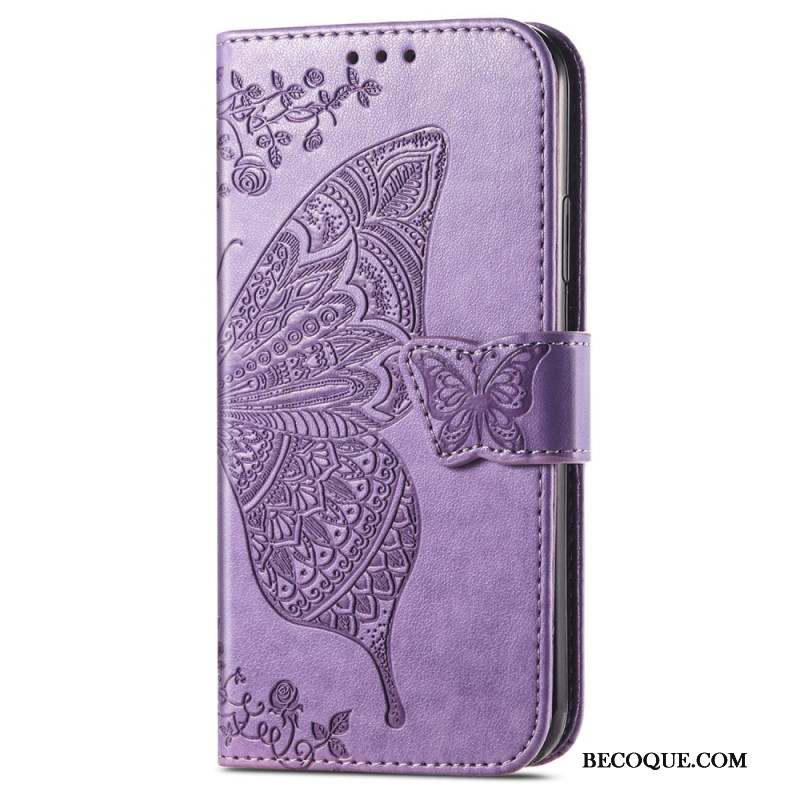 Housse Motorola Edge 50 Fusion Papillon Baroque