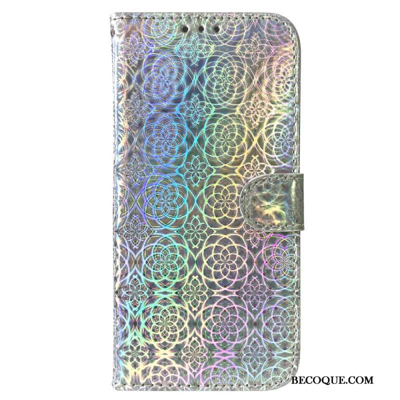 Housse Samsung Galaxy A55 5G Style Disco à Lanière